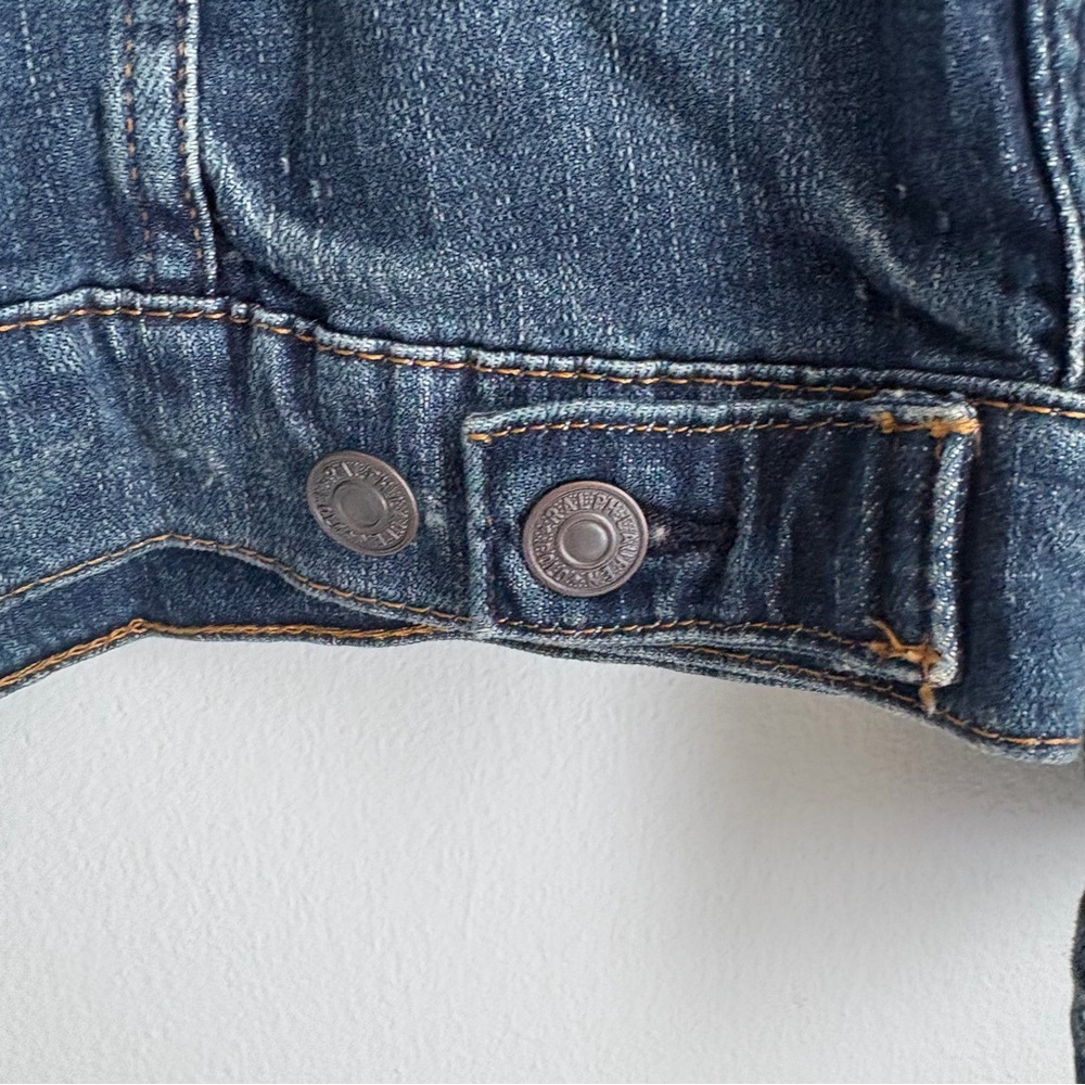 Polo by Ralph Lauren Blue Denim Jacket with Pink Detail - Picture 14 of 16
